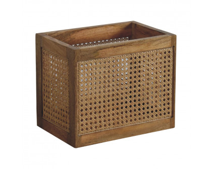 Artisan Larissa Storage Basket - Rattan