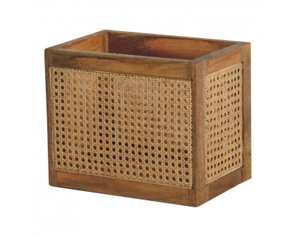 Artisan Larissa Storage Basket - Rattan