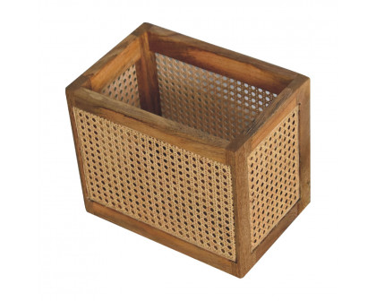 Artisan Larissa Storage Basket - Rattan