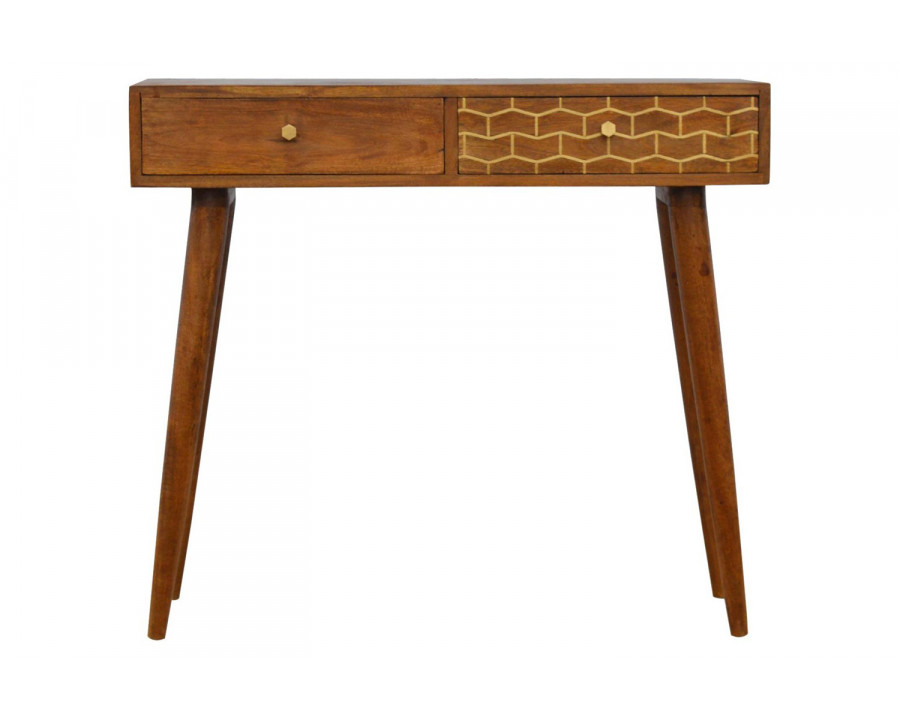 Artisan - Gold Art Pattern Console Table