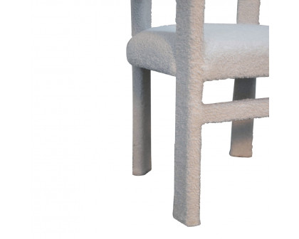 Artisan™ Occasional Chair - White, Boucle