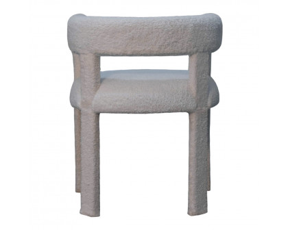 Artisan™ Occasional Chair - White, Boucle