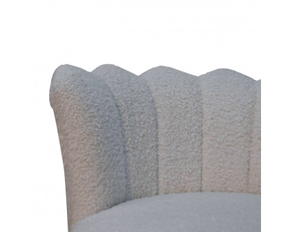 Artisan™ Swivel Chair - White, Boucle