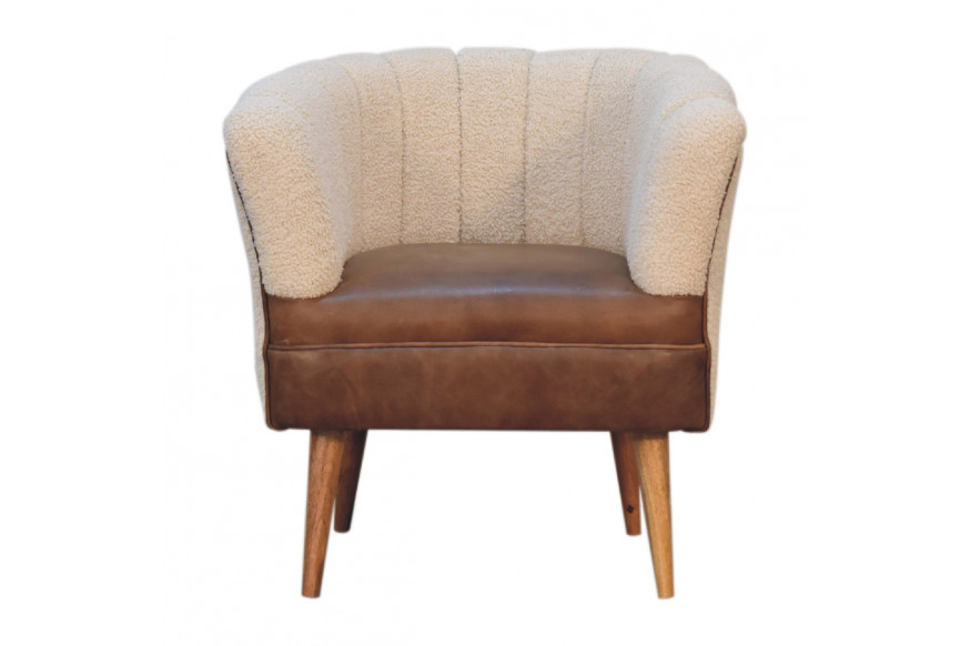 Artisan™ Buffalo Armchair - Cream, Boucle