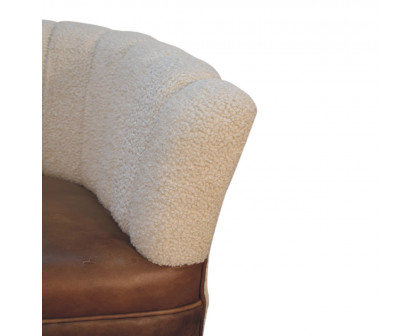 Artisan™ Buffalo Armchair - Cream, Boucle