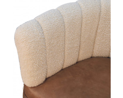 Artisan™ Buffalo Armchair - Cream, Boucle