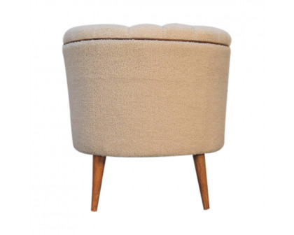 Artisan™ Buffalo Armchair - Cream, Boucle