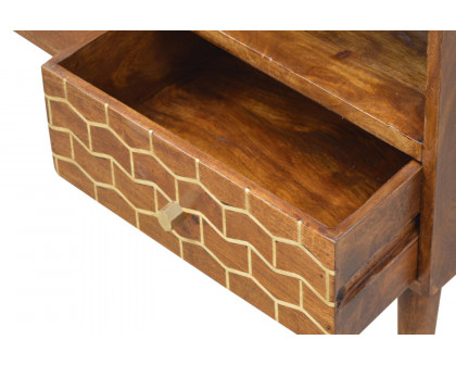 Artisan - Gold Art Pattern Drawer Media Unit