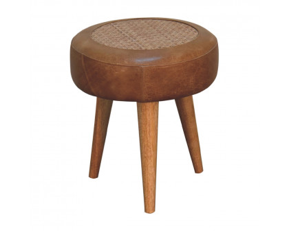 Artisan - Seagrass Buffalo Footstool