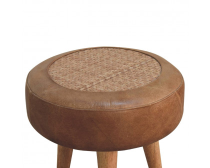 Artisan - Seagrass Buffalo Footstool