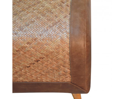 Artisan - Seagrass Buffalo Square Footstool