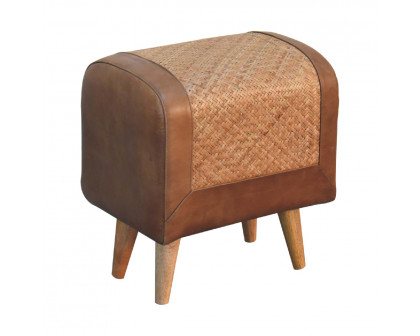 Artisan - Seagrass Buffalo Square Footstool