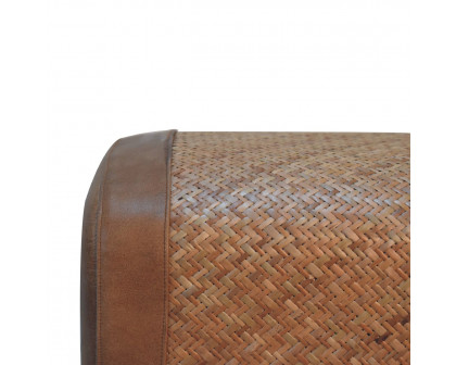 Artisan - Seagrass Buffalo Square Footstool