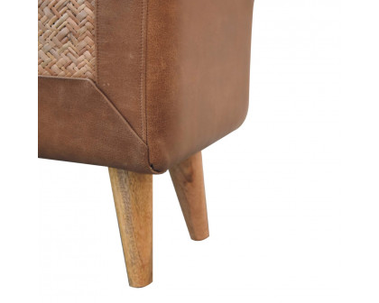 Artisan - Seagrass Buffalo Square Footstool