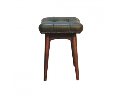 Artisan Harbour Footstool - Green