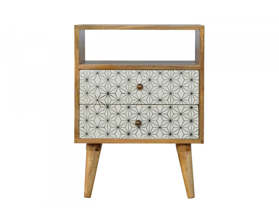 Artisan Prima Bedside with Open Slot - Common