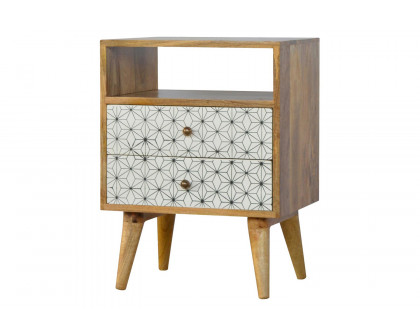 Artisan Prima Bedside with Open Slot - Common