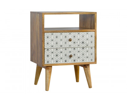 Artisan Prima Bedside with Open Slot - Common