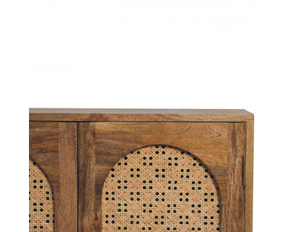 Artisan - Rattan Ball Cabinet in Oak-Ish