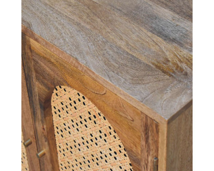 Artisan - Rattan Ball Cabinet in Oak-Ish