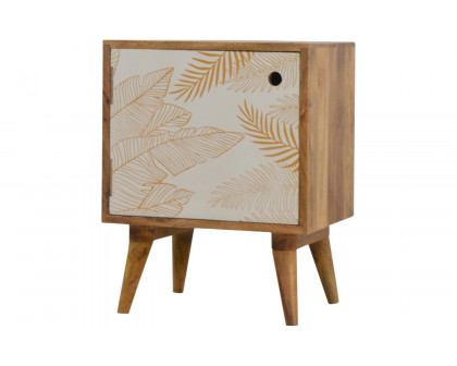 Artisan - Leaf Screen Printed Bedside