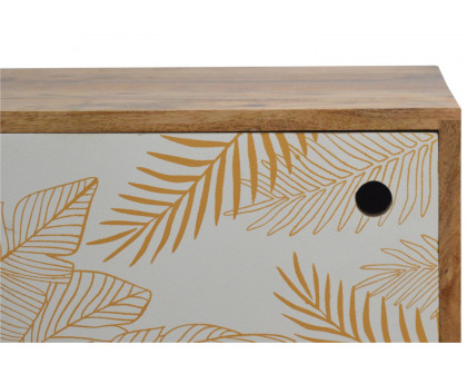 Artisan - Leaf Screen Printed Bedside