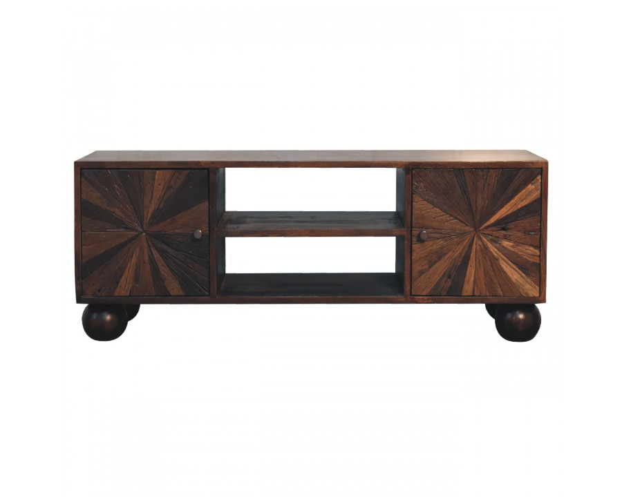 Artisan - Sunrise Ball TV Unit in Walnut