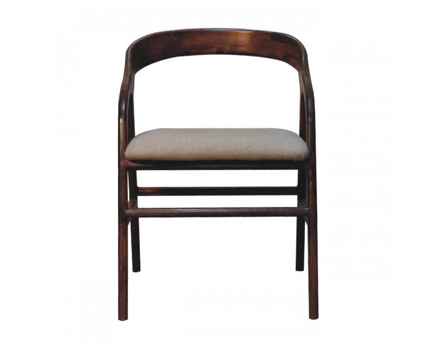 Artisan - Deco Chair in Chestnut, Linen