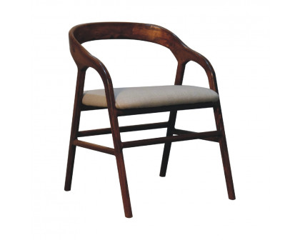 Artisan™ Deco Chair - Chestnut, Linen