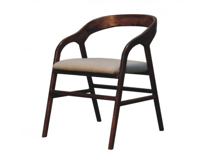 Artisan™ Deco Chair - Chestnut, Linen