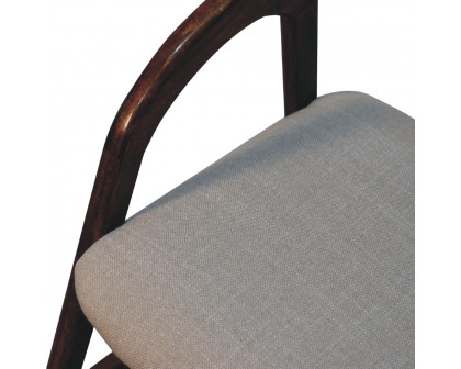 Artisan™ Deco Chair - Chestnut, Linen