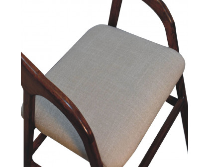 Artisan™ Deco Chair - Chestnut, Linen