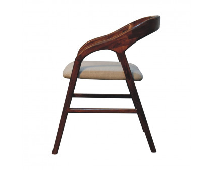 Artisan™ Deco Chair - Chestnut, Linen