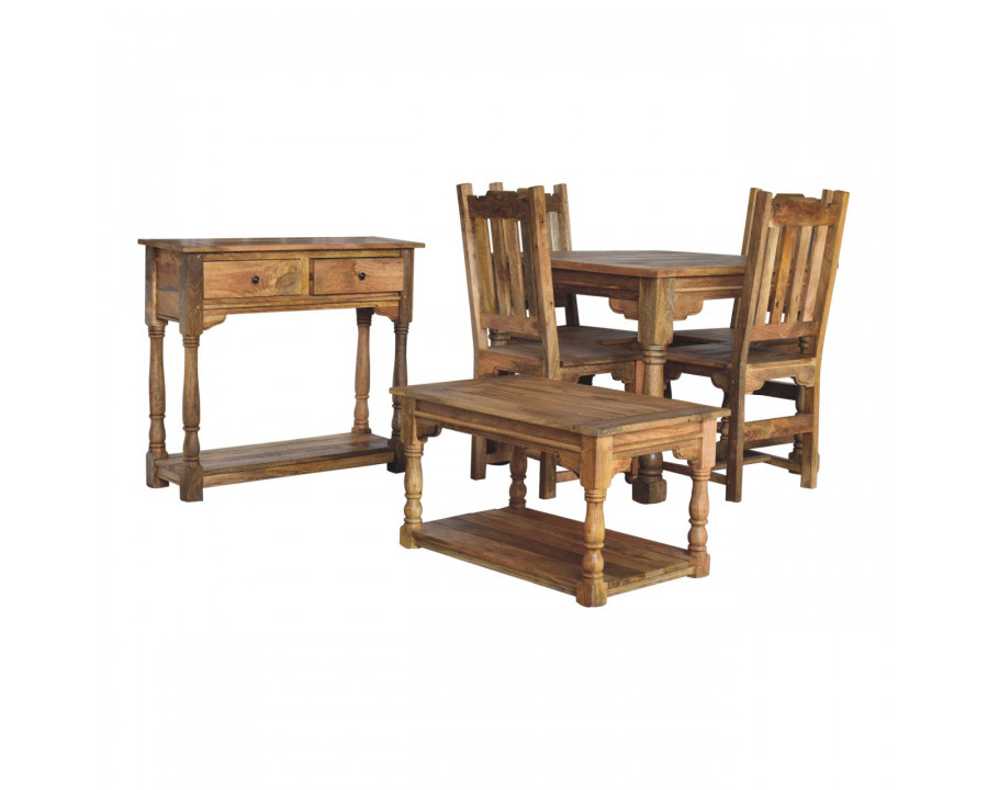 Artisan - Granary Dining Table Set in Oak-Ish