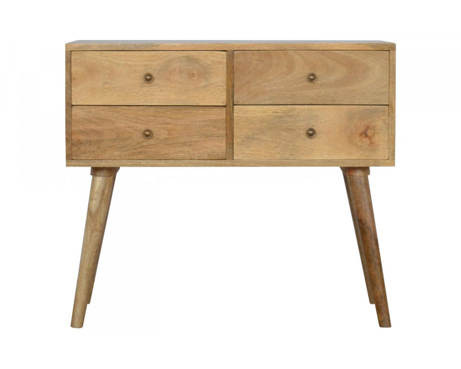 Artisan - Nordic Style Console Table with 4 Drawers