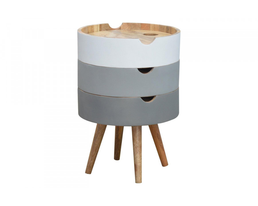 Artisan - Gradient Bedside in Gray