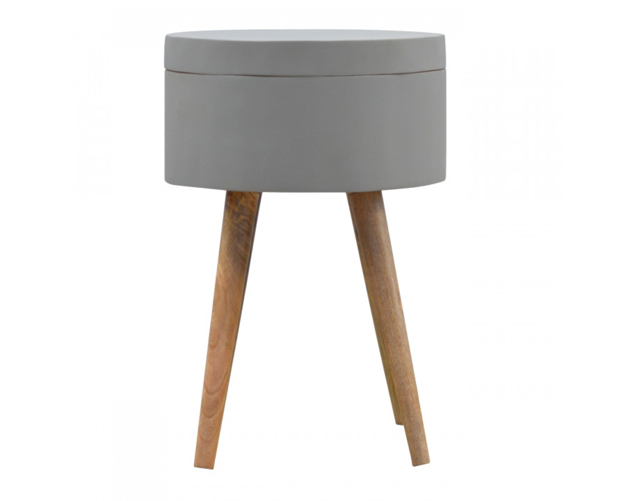 Artisan - Painted End Table in Gray