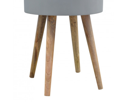 Artisan - Painted End Table in Gray