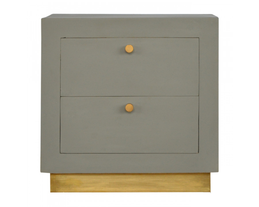 Artisan - Cement Nightstand in Sleek