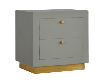 Artisan - Cement Nightstand in Sleek