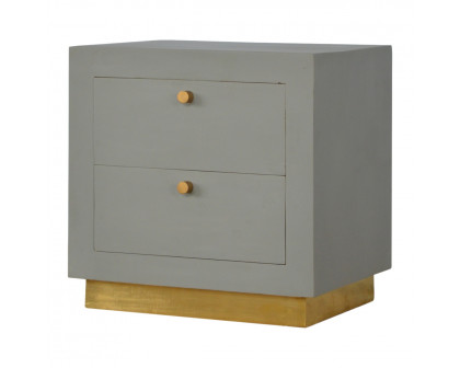 Artisan - Cement Nightstand in Sleek