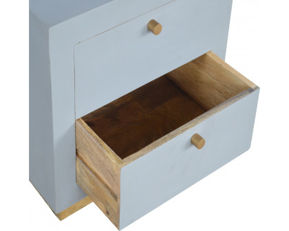 Artisan - Cement Nightstand in Sleek