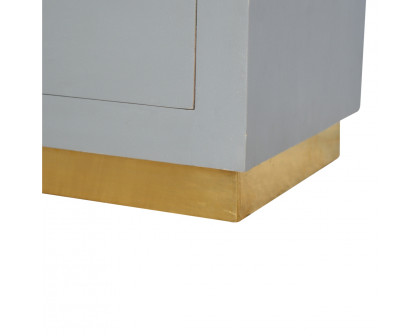 Artisan - Cement Nightstand in Sleek