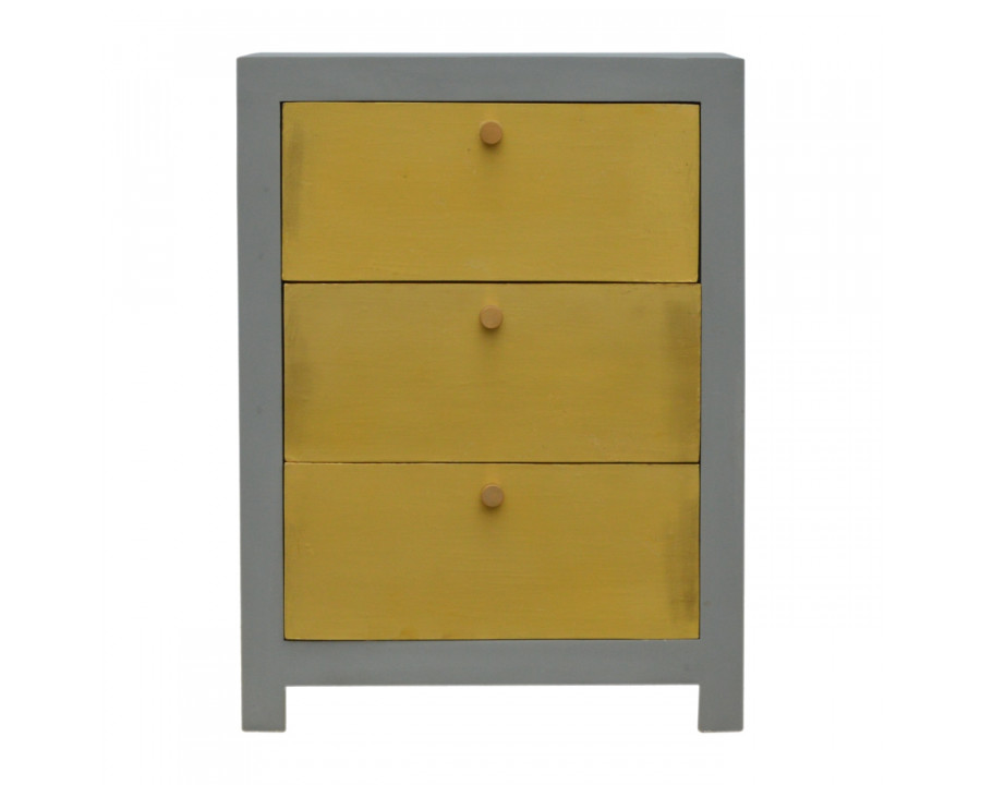 Artisan - Cement Nightstand in Gold