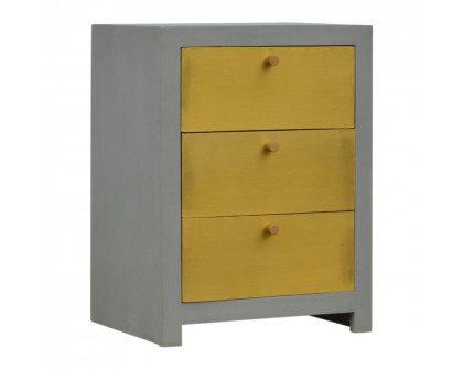 Artisan - Cement Nightstand in Gold