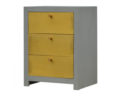 Artisan - Cement Nightstand in Gold