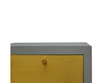 Artisan - Cement Nightstand in Gold