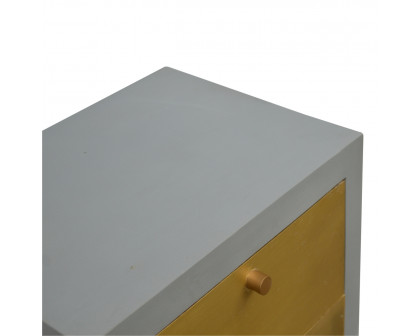 Artisan - Cement Nightstand in Gold