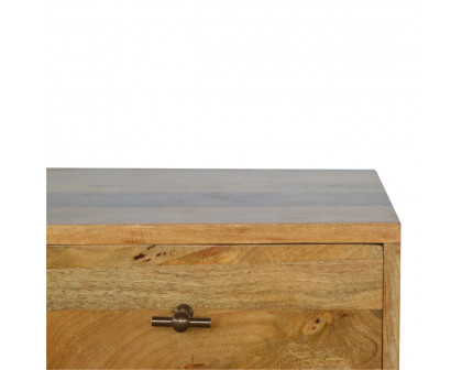 Artisan - Solid Nightstand with T-Bar Knobs in Oak-Ish, Wood