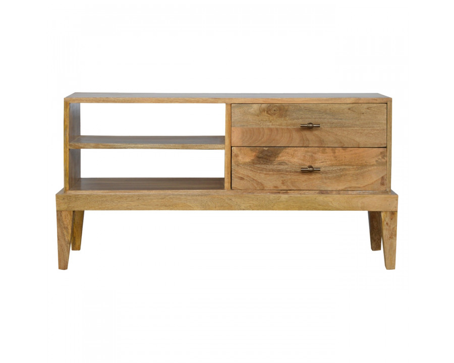 Artisan - T-Bar Media Unit in Oak-Ish